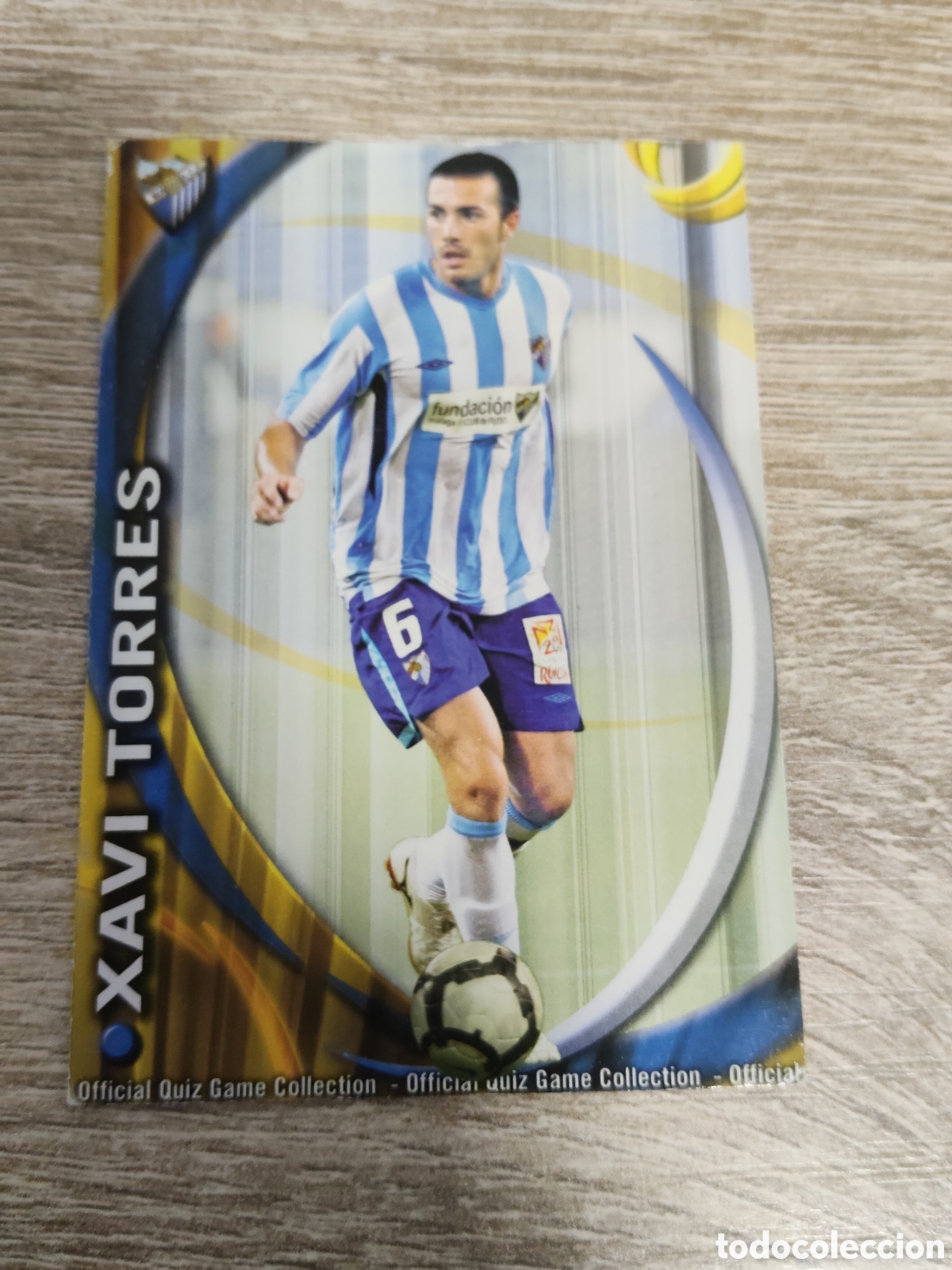 Cromos de f&uacute;tbol: Mundicromo las fichas de la liga 2010 2011 10 11 447 Xavi Torres M&aacute;laga