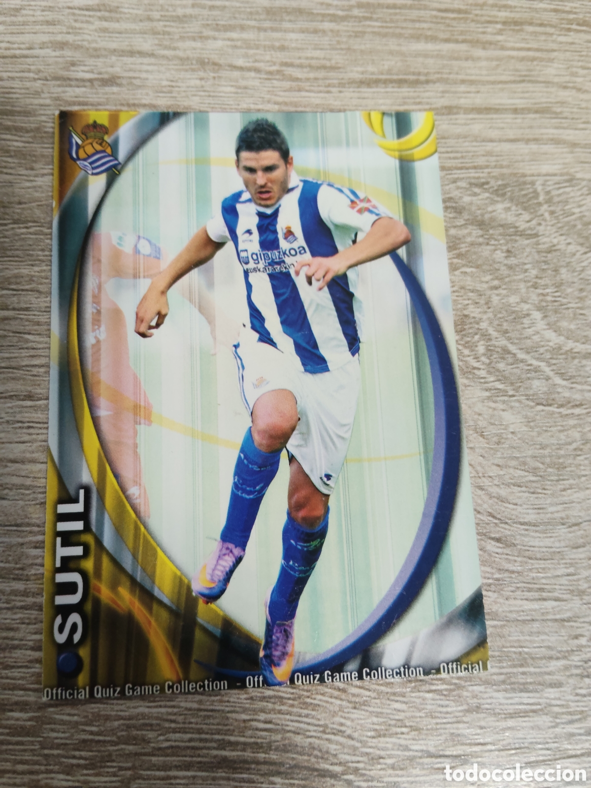 Cromos de f&uacute;tbol: Mundicromo las fichas de la liga 2010 2011 10 11 475 Sutil Real Sociedad