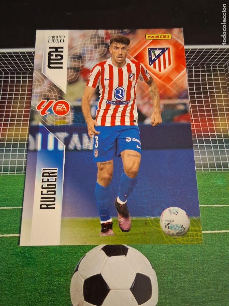 Cromos de f&uacute;tbol: 63 RUGGERI ATLETICO DE MADRID CROMOS MEGACRACKS MGK LIGA FUTBOL PANINI 2026 2027 26 27