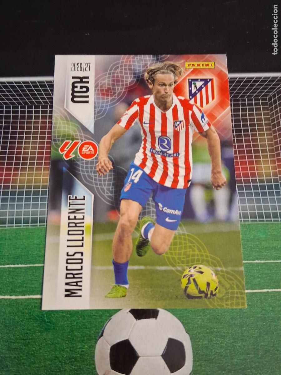 Fu&szlig;ball-Sticker: 58 MARCOS LLORENTE ATLETICO DE MADRID CROMOS MEGACRACKS MGK LIGA FUTBOL PANINI 2026 2027 26 27