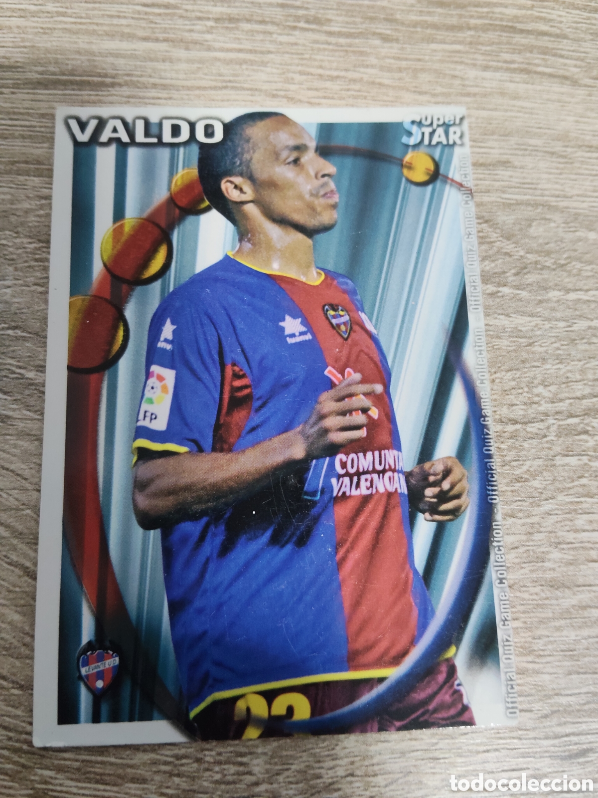 Fu&szlig;ball-Sticker: Mundicromo las fichas de la liga 2010 2011 10 11 Valdo Levante