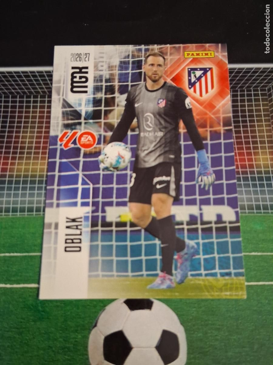 Fu&szlig;ball-Sticker: 56 OBLAK ATLETICO DE MADRID CROMOS MEGACRACKS MGK LIGA FUTBOL PANINI 2026 2027 26 27