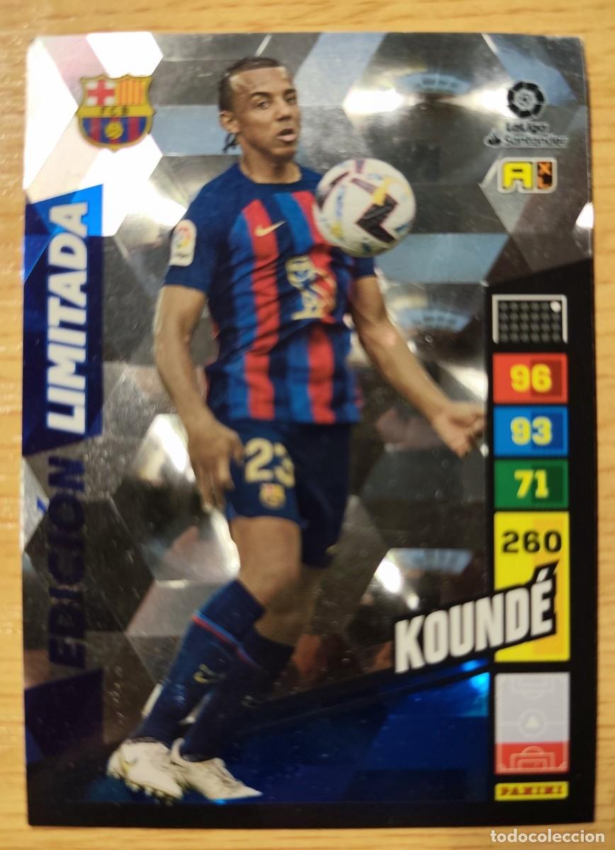 Fu&szlig;ball-Sticker: KOUNDE FC BARCELONA EDICION LIMITADA ADRENALYN XL PANINI 2022 2023 22 23