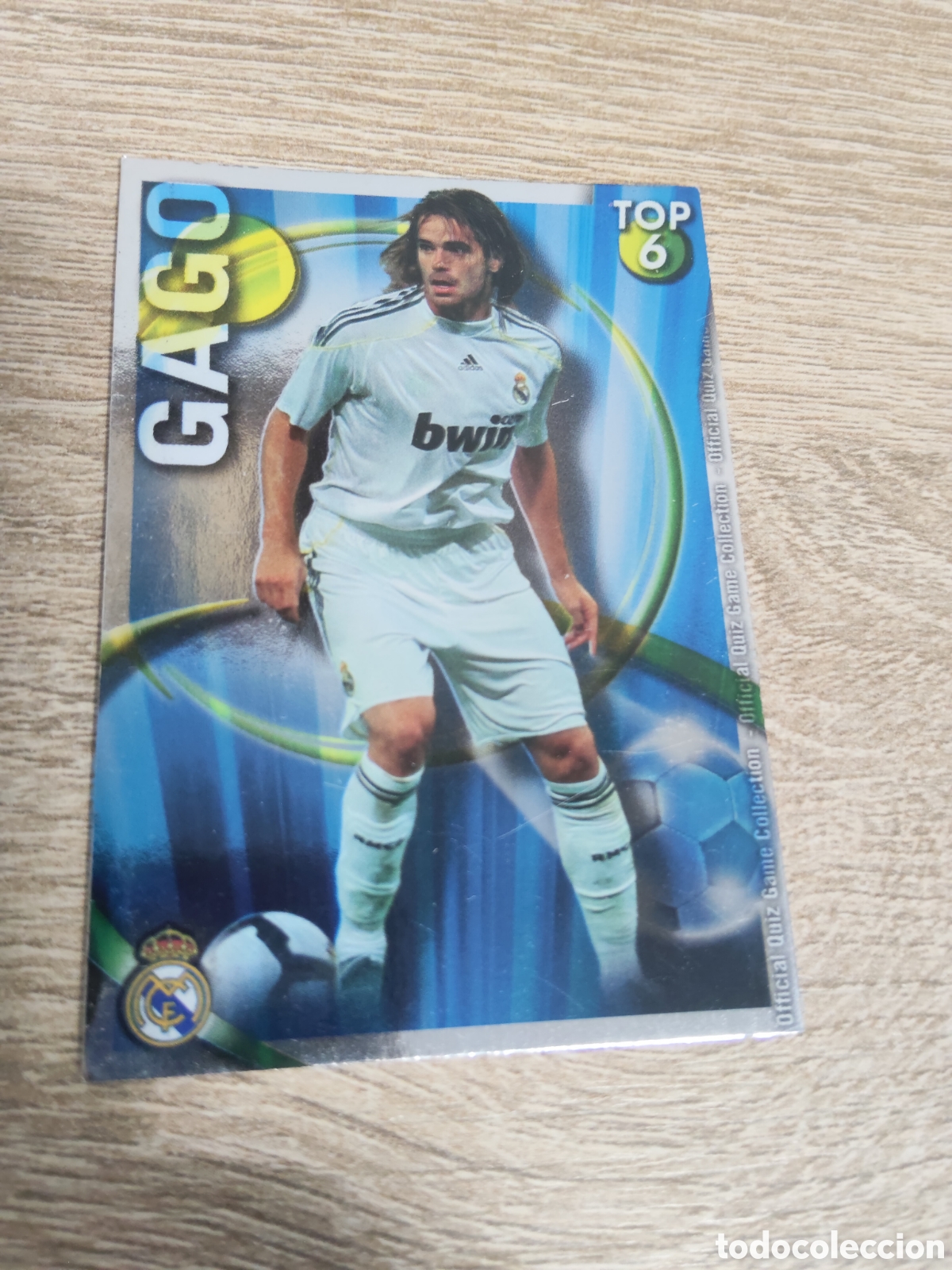 Cromos de f&uacute;tbol: Mundicromo las fichas de la liga 2010 2011 10 11 587 Gago Real Madrid fondo azul