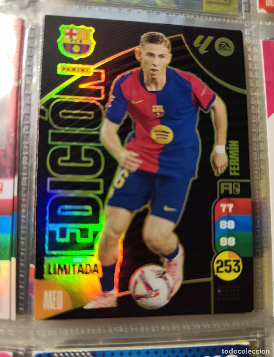Cromos de f&uacute;tbol: FERMIN FC BARCELONA EDICION LIMITADA PANINI LIGA ADRENALYN XL 2024 2025 24 25 BAR&Ccedil;A