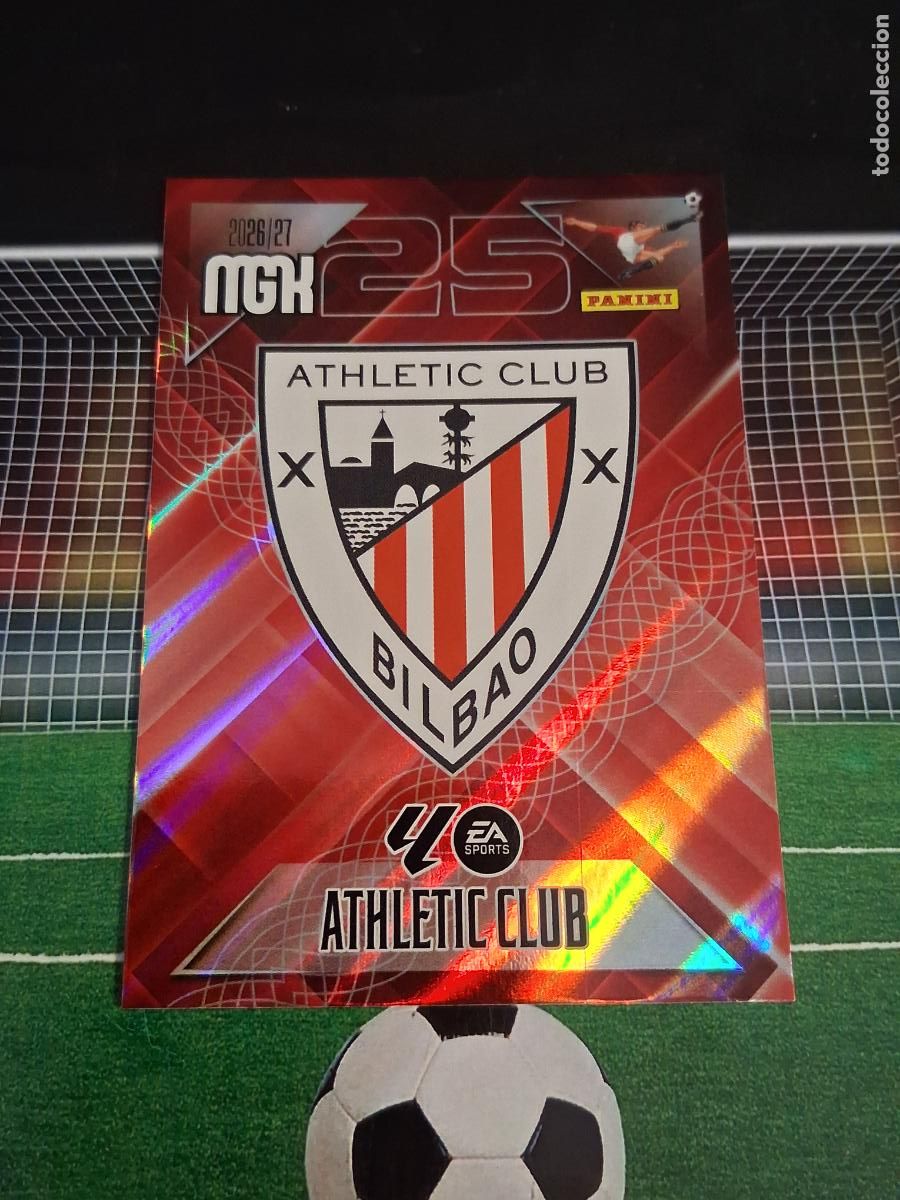 Cartes &agrave; collectionner de Football: 37 ESCUDO ATHLETIC DE BILBAO CROMOS MEGACRACKS MGK LIGA FUTBOL PANINI 2026 2027 26 27