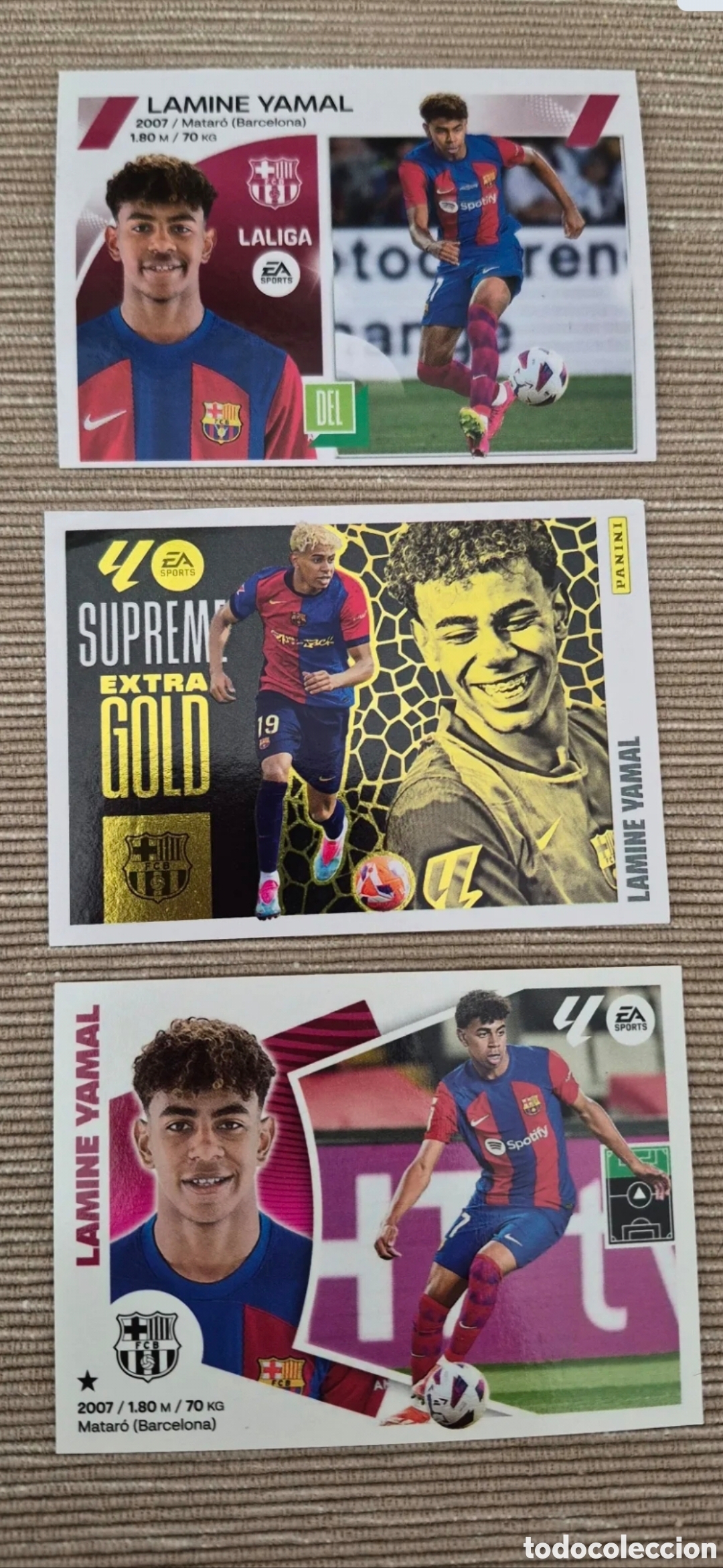 Football Stickers: CROMOS LAMINE YAMAL BARCELONA
