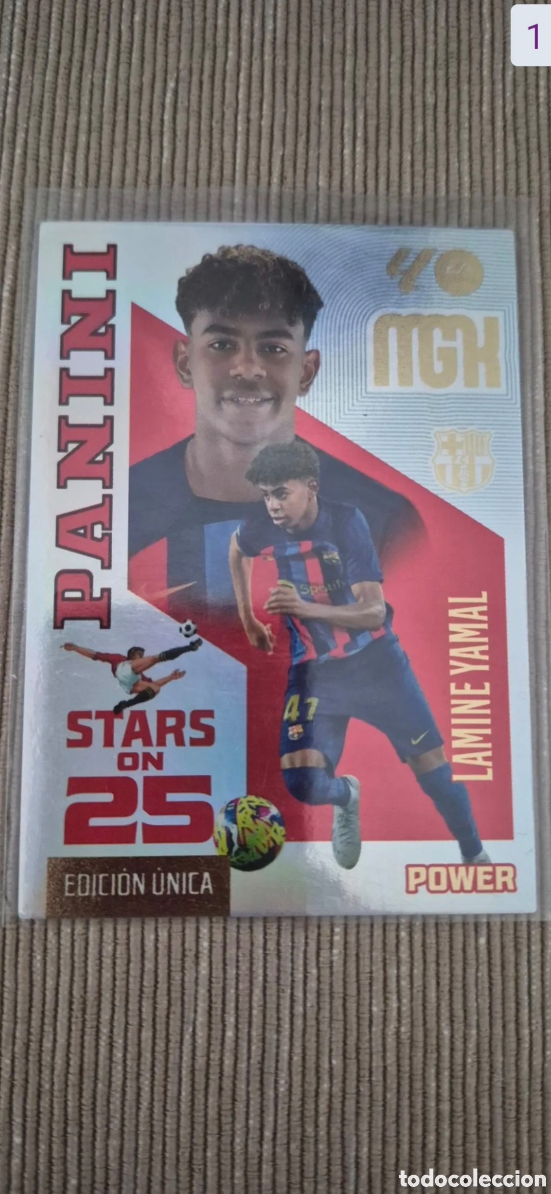 Figurine di Calcio: CROMO LAMINE YAMAL MGK