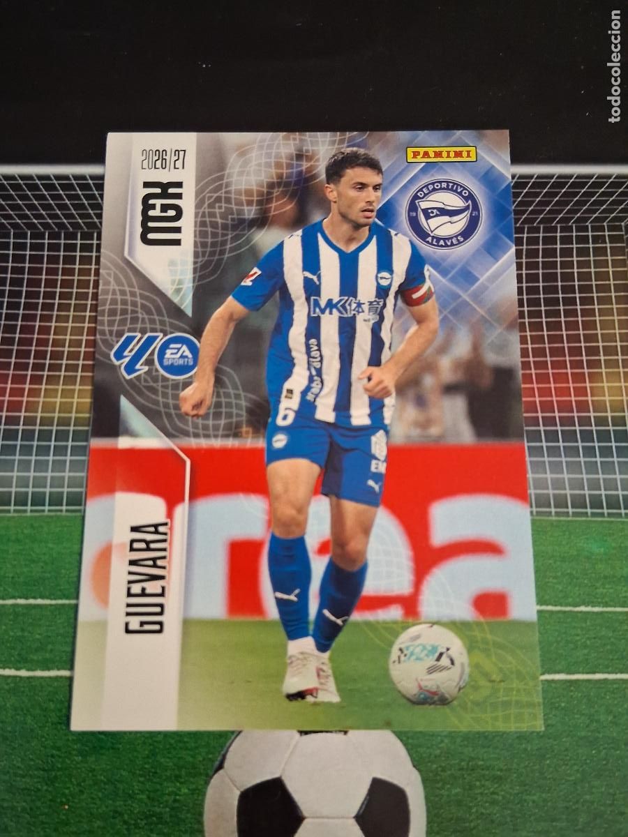 Cromos de f&uacute;tbol: 29 GUEVARA DEPORTIVO ALAVES CROMOS MEGACRACKS MGK LIGA FUTBOL PANINI 2026 2027 26 27