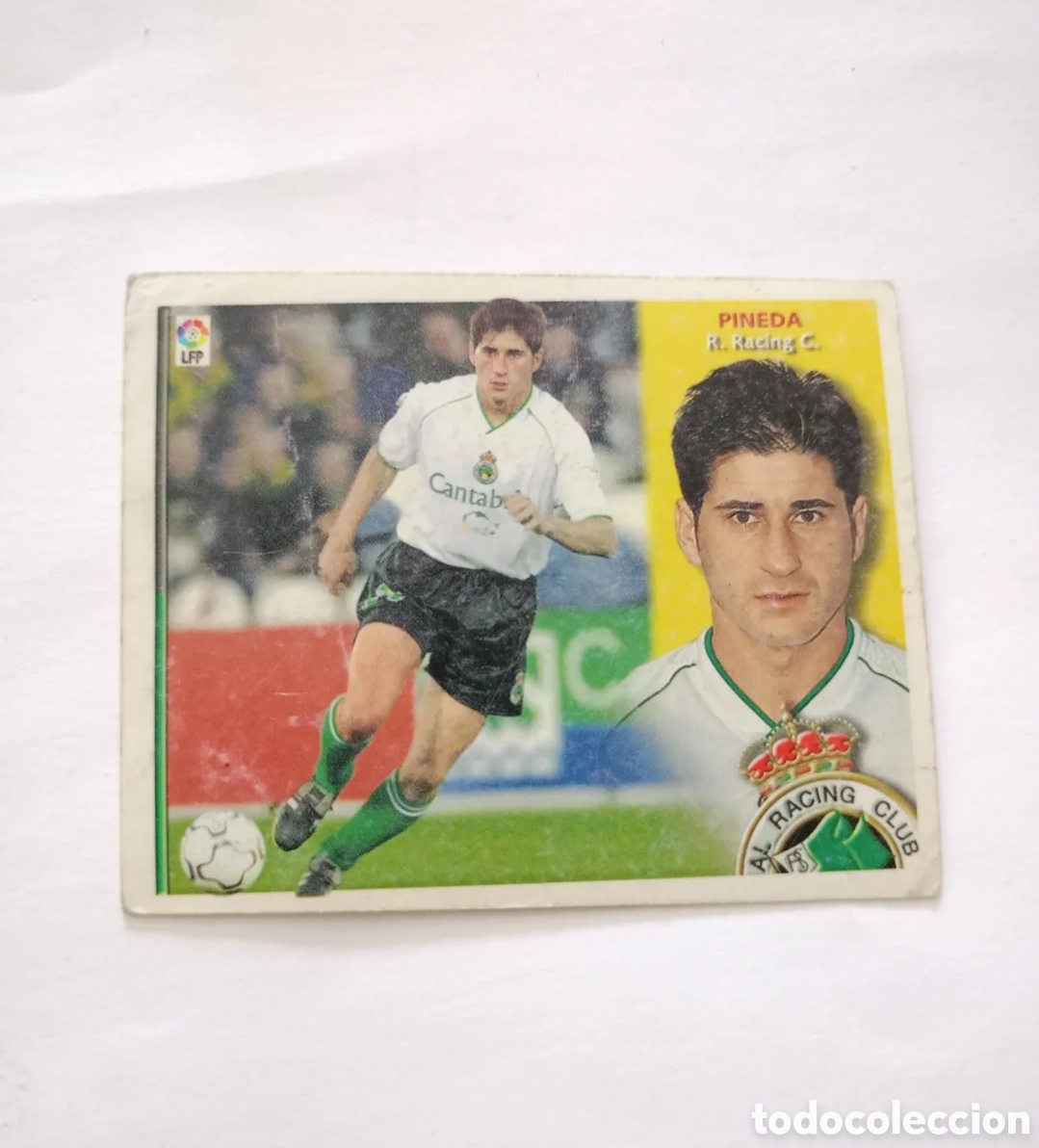 Figurine di Calcio: PINEDA (RACING SANTANDER) LIGA 2002 2003 CROMO COLECCIONES ESTE 02 03 LFP STICKER F&Uacute;TBOL (SIN PEGAR)