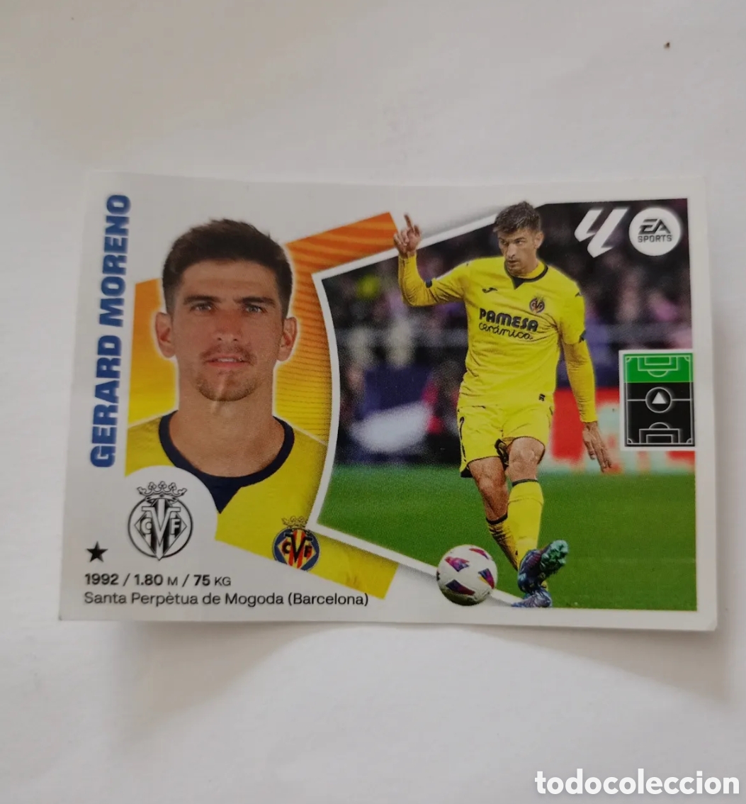 Figurine di Calcio: LIGA ESTE 2024 2025 24 25 PANINI VILLARREAL N&ordm; 19 GERARD MORENO COLECCI&Oacute;N STICKER ALB&Uacute;M