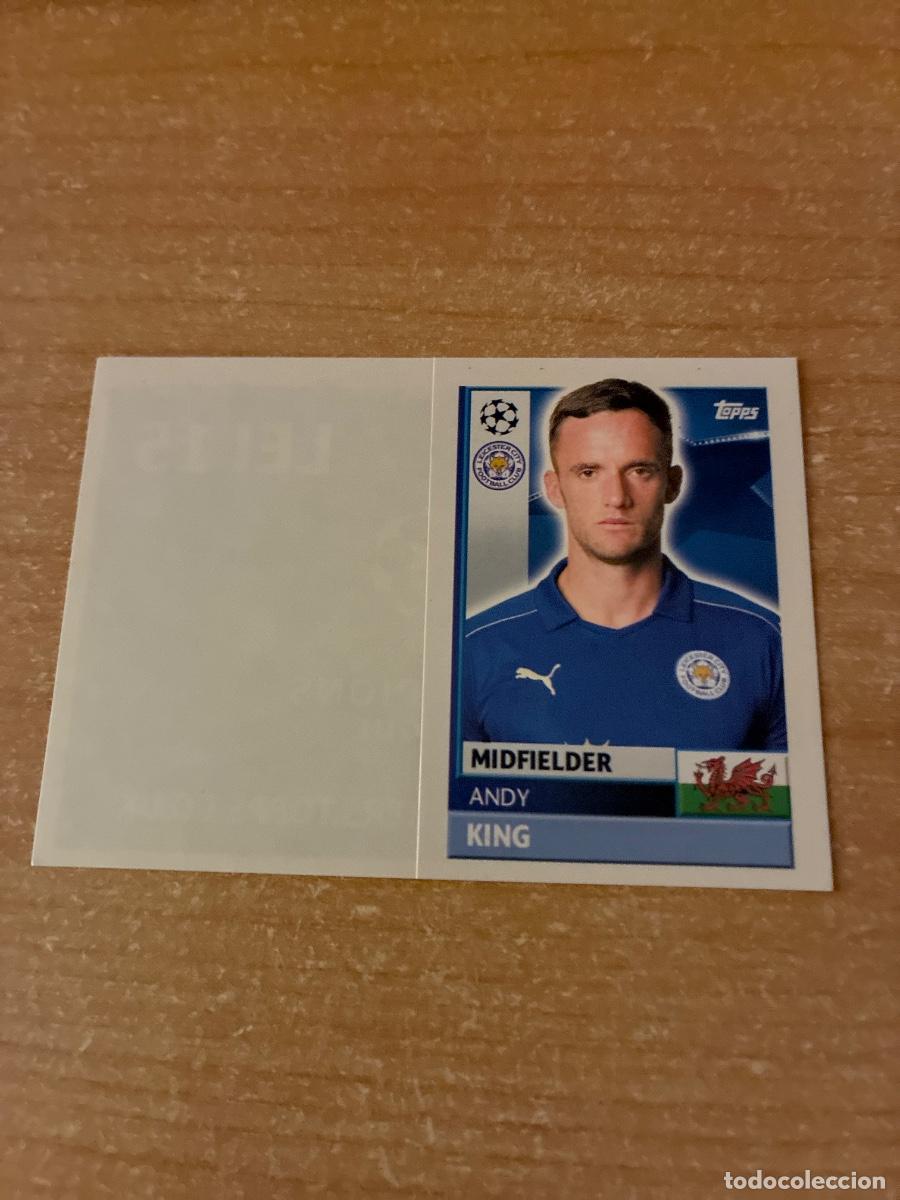 Cromos de f&uacute;tbol: 14 ANDY KING LEICESTER TOPPS CHAMPIONS LEAGUE 2016 2017