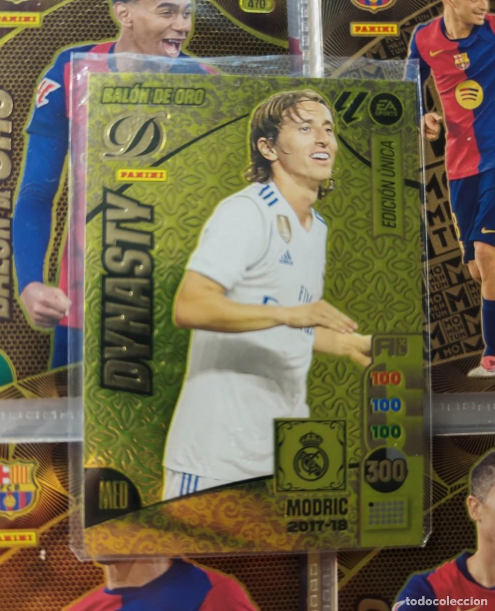 Figurine di Calcio: CARD MODRIC REAL MADRID BALON DE ORO DYNASTY EDICION UNICA FICHAS ALBUM ADRENALYN XL 2024 2025 24 25