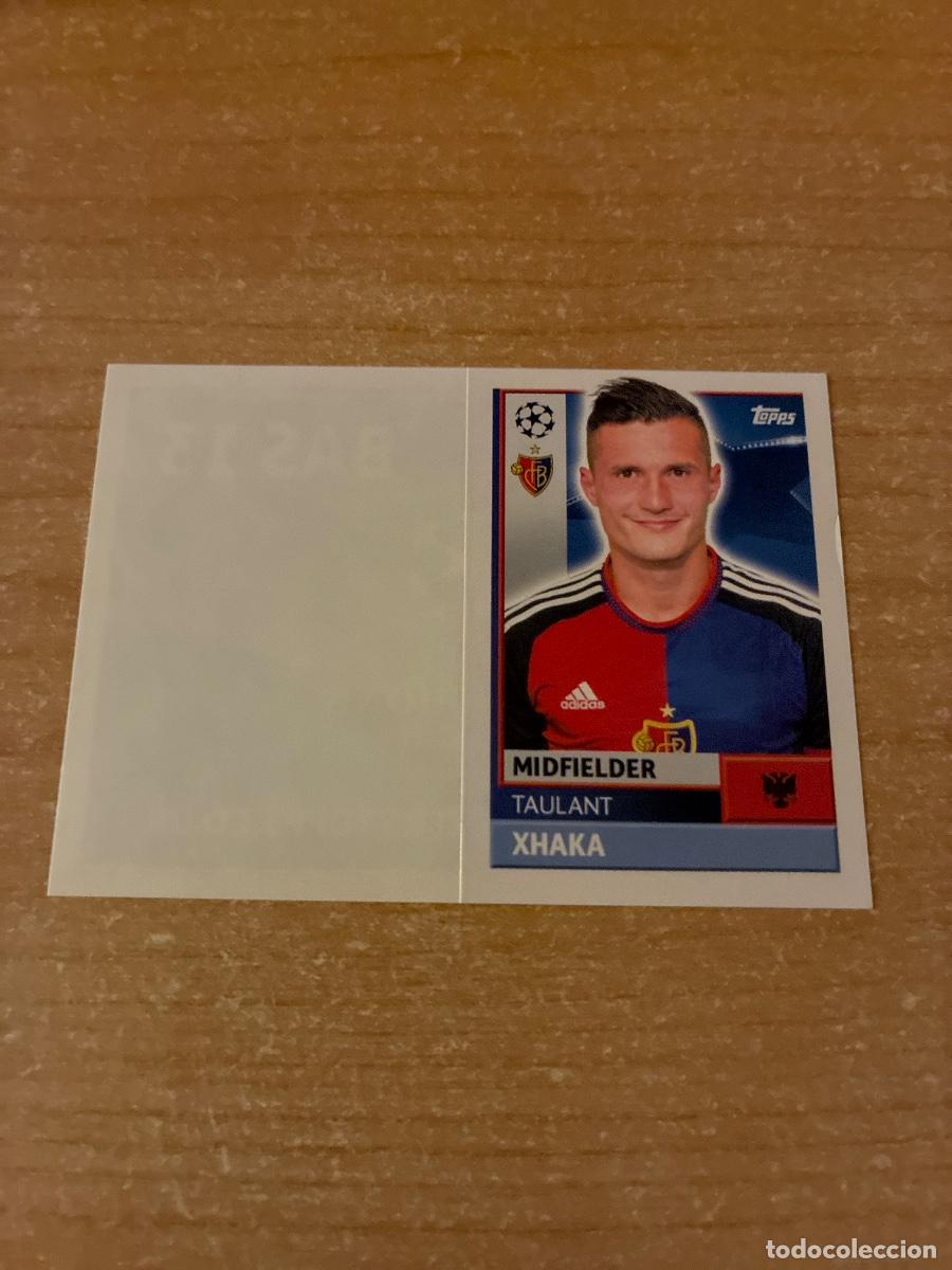 Cromos de f&uacute;tbol: 12 XHAKA BASEL TOPPS CHAMPIONS LEAGUE 2016 2017