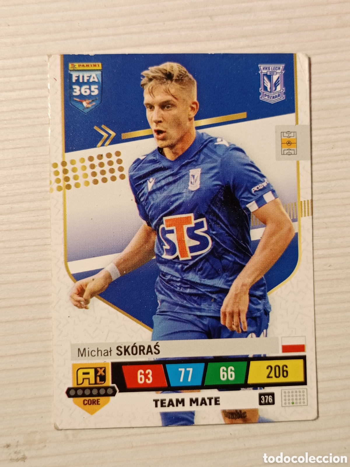 Cartes &agrave; collectionner de Football: PANINI ADRENALYN FIFA 365 2023 - N&ordm; 376 MICHAL SKORAS TEAM MATE