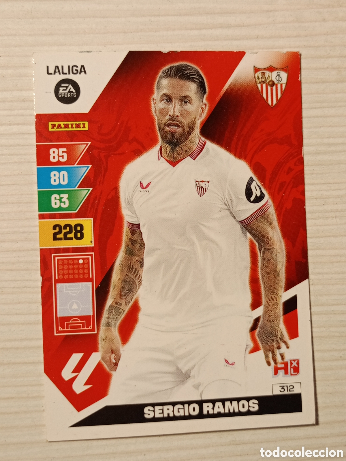 Cartes &agrave; collectionner de Football: ADRENALYN XL PANINI 2023-2024 CARD N&ordm; 312 SERGIO RAMOS