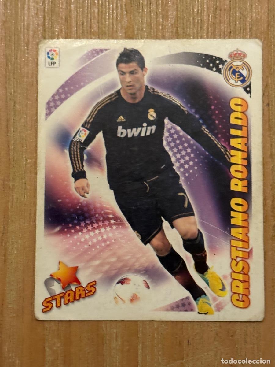 Cromos de f&uacute;tbol: 28. CROMO LIGA ESTE 2012-13 12-13 SIN PEGAR STARS CRISTIANO RONALDO N 4 (tocado)