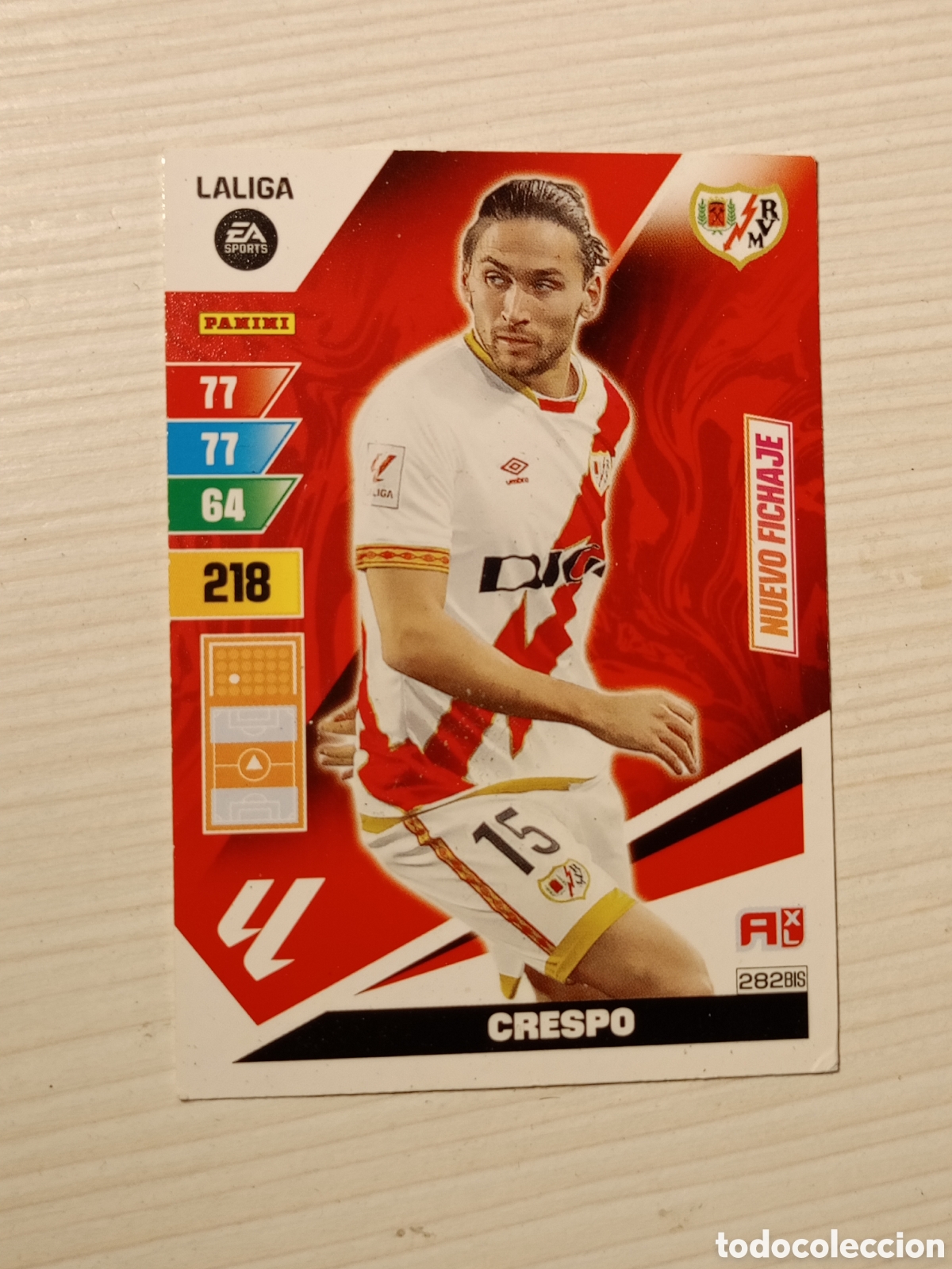 Cromos de f&uacute;tbol: CRESPO 282 BIS (RAYO VALLECANO) - Foto 1