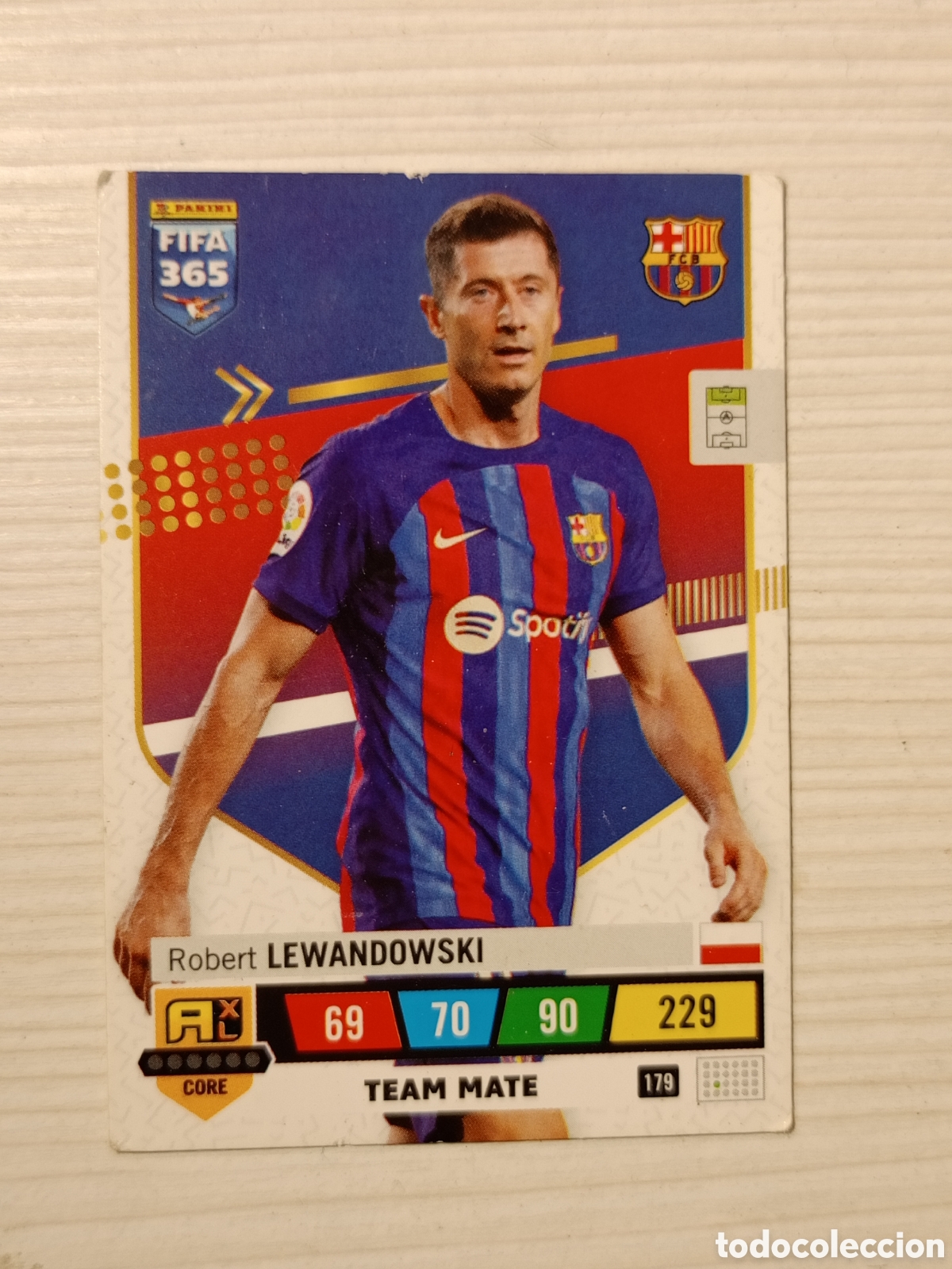 Cartes &agrave; collectionner de Football: ADRENALYN FIFA 365 2023 : 179 LEWANDOWSKI ( BARCELONA )