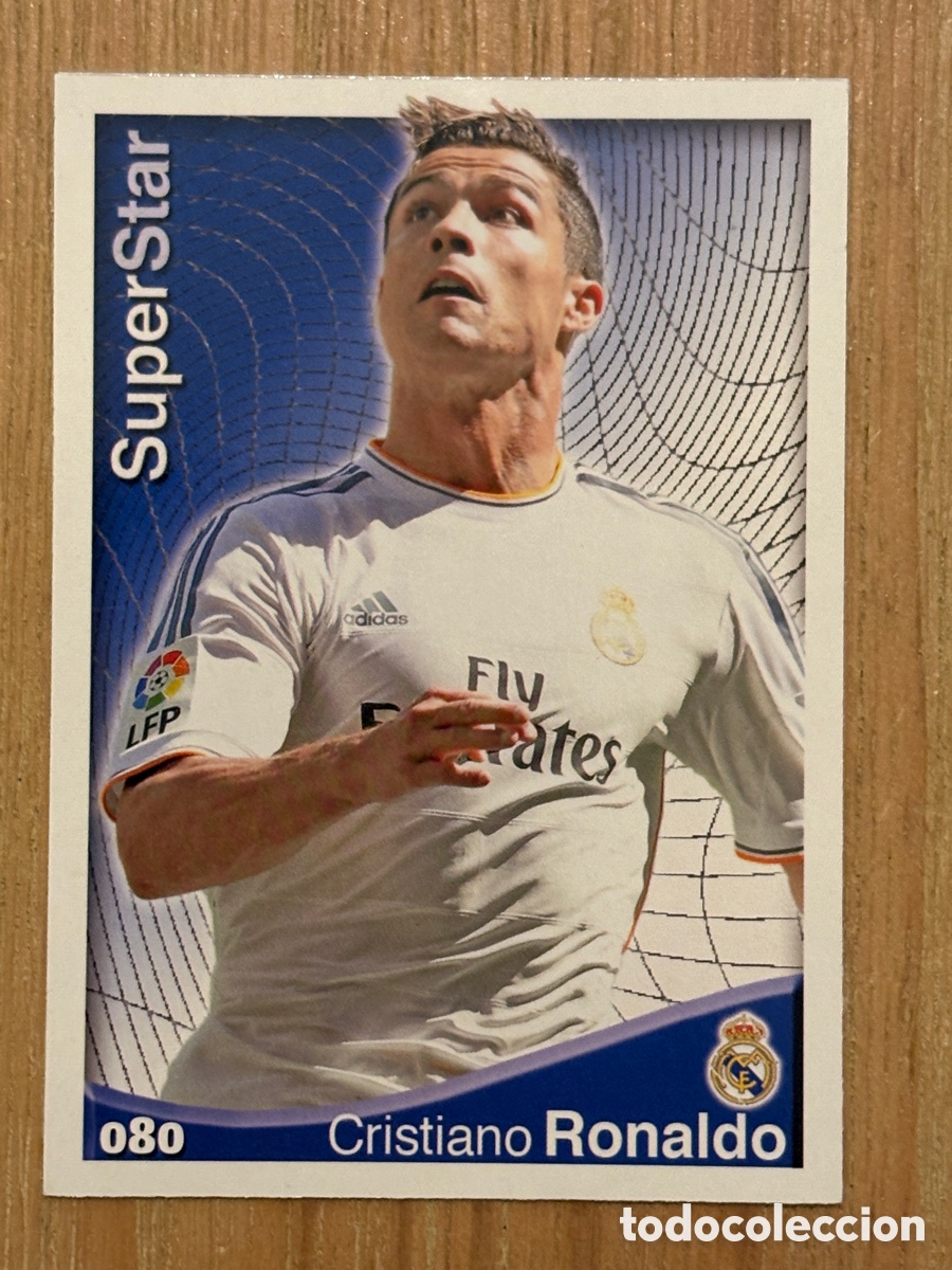 Cromos de f&uacute;tbol: 28. CROMO MUNDICROMO FICHAS 2015 CRISTIANO RONALDO N 80