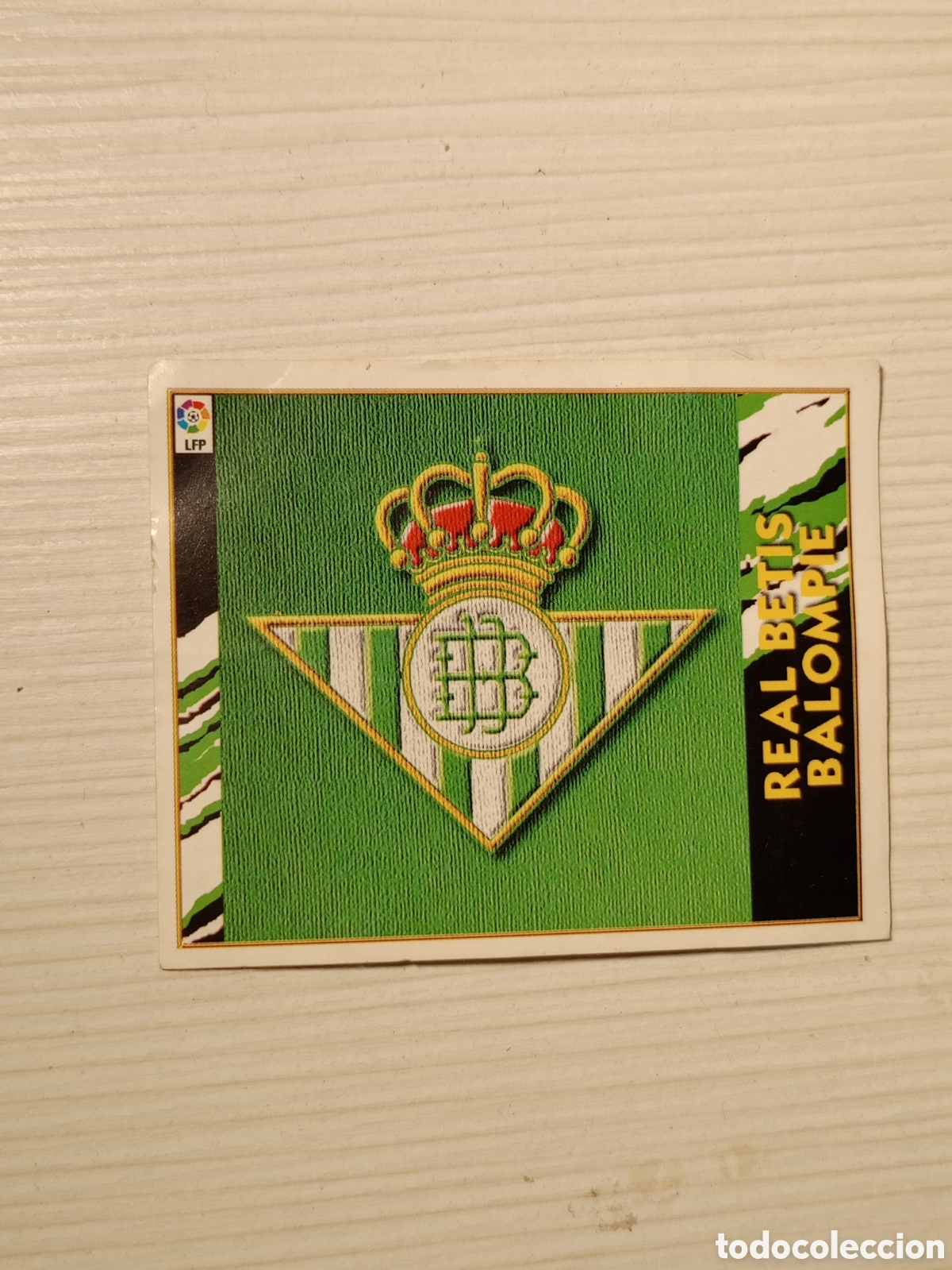 Cartes &agrave; collectionner de Football: Escudo real betis liga 1997 1998 97 98 ediciones este