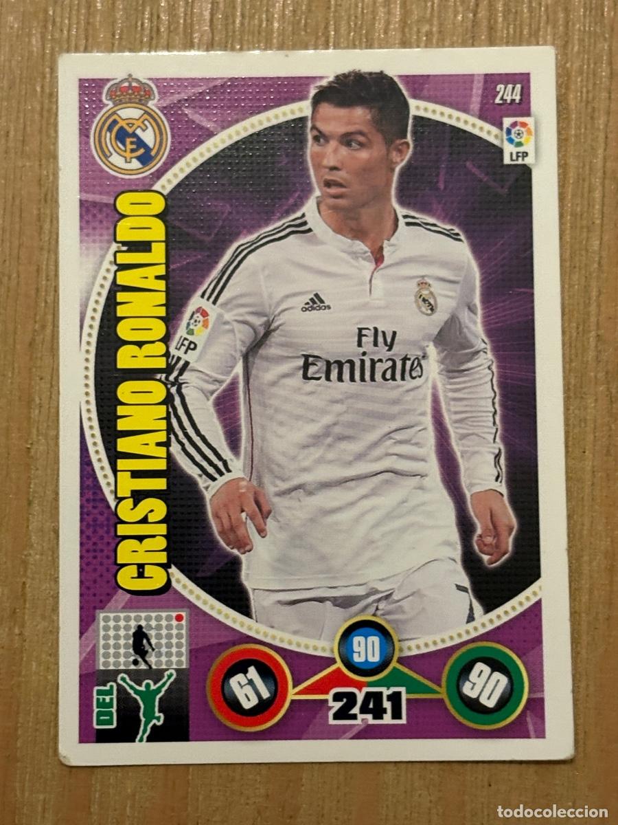 Cromos de f&uacute;tbol: 28. CROMO ADRENALYN 2014-15 14-15 CRISTIANO RONALDO N 244 REAL MADRID