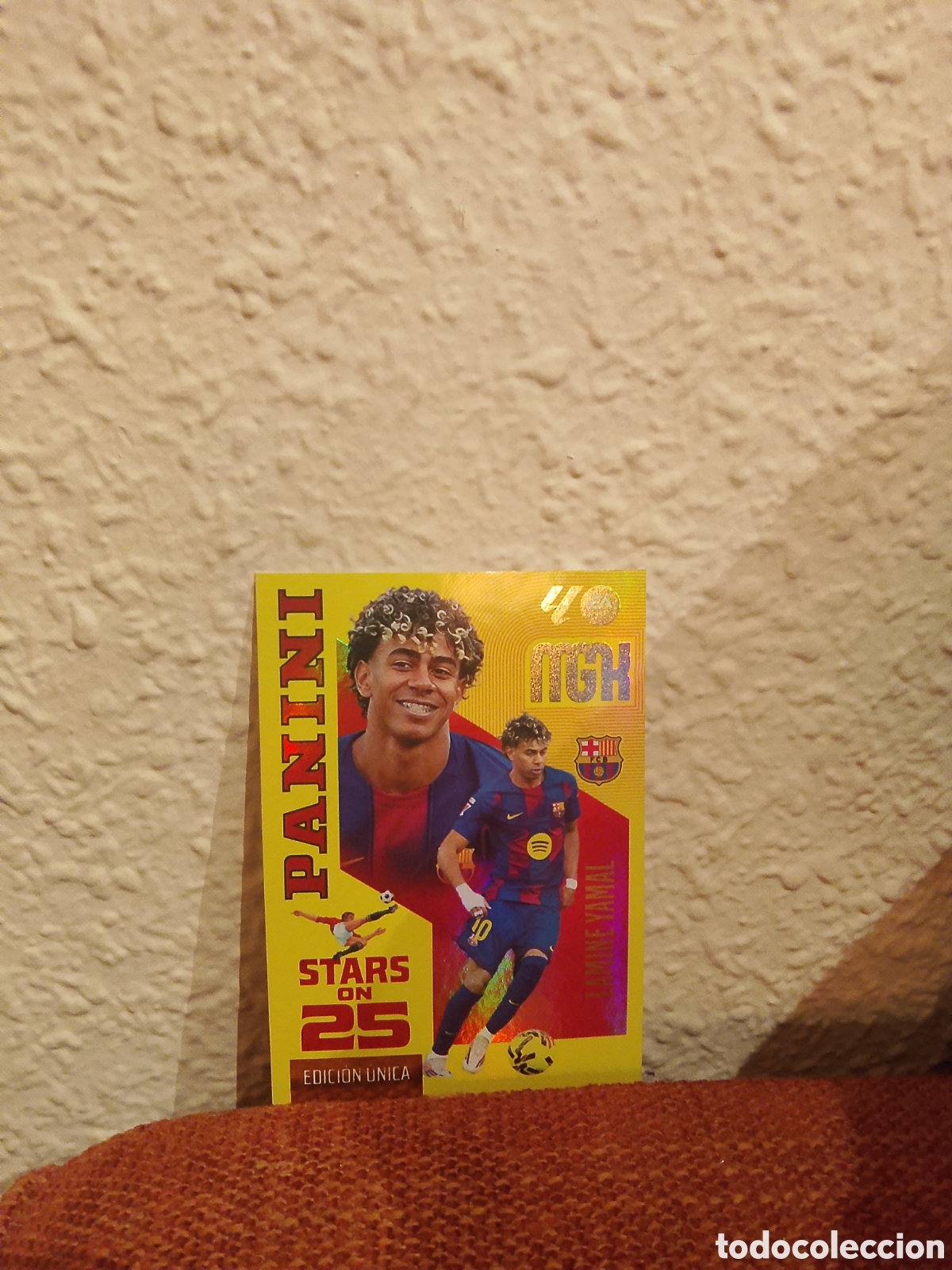 Cromos de f&uacute;tbol: Lamine yamal Stars on 25 FC Barcelona megacracks 26/27 2026 2027