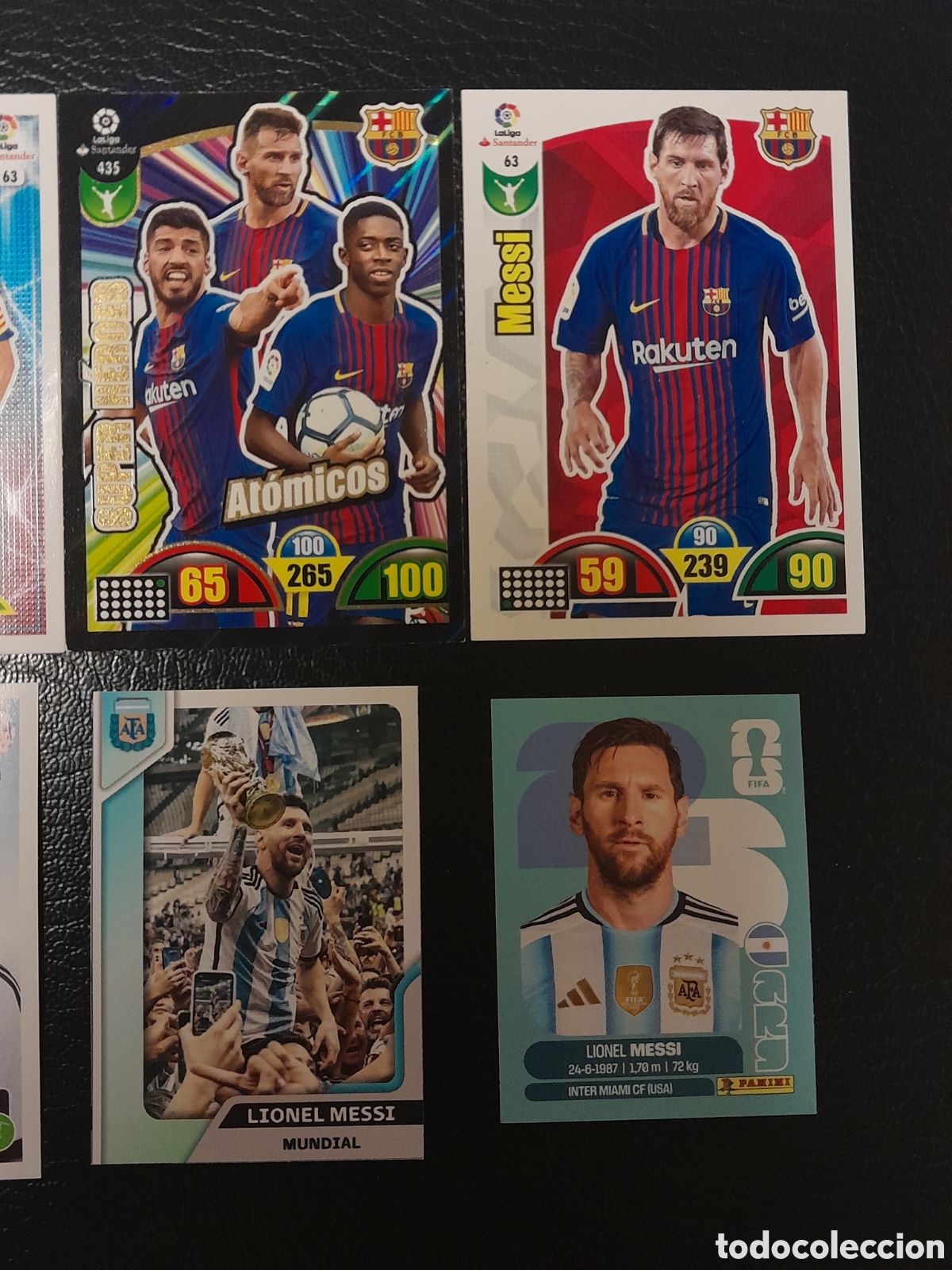 Cromos de f&uacute;tbol: 8 Messis !!!! Barsa y selecci&oacute;n - Foto 2
