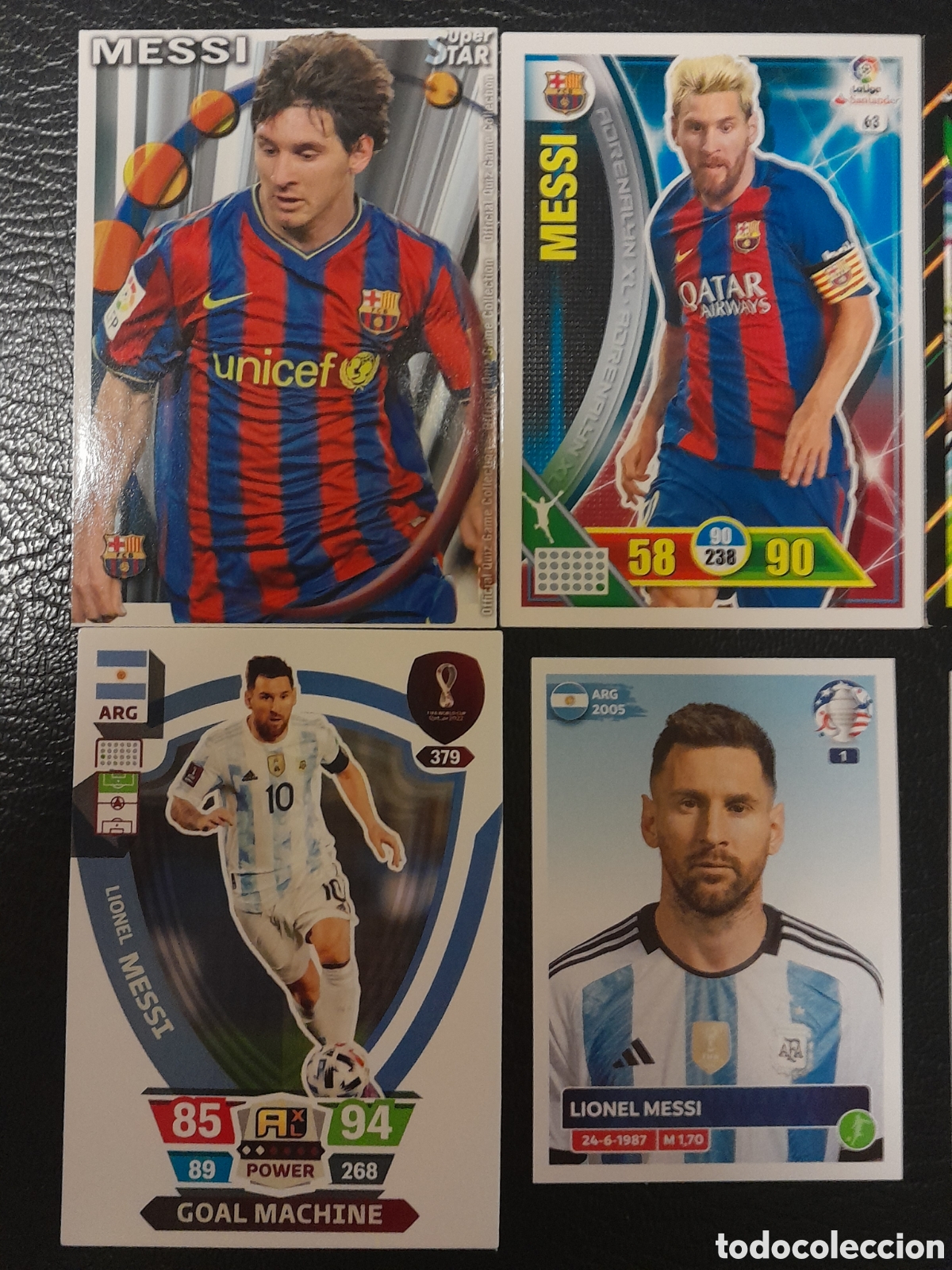 Cromos de f&uacute;tbol: 8 Messis !!!! Barsa y selecci&oacute;n - Foto 3