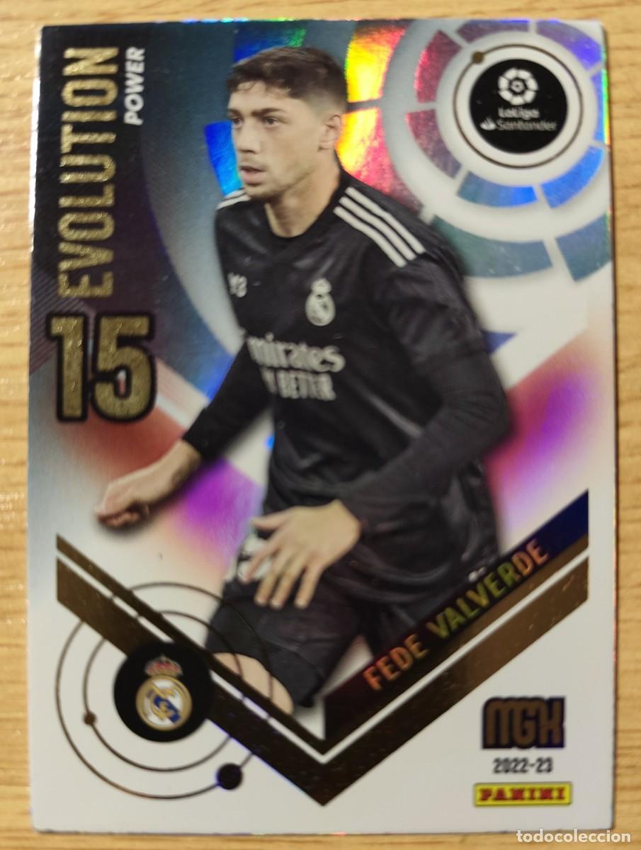Cromos de f&uacute;tbol: CARD Cromo MGK PANINI 2022 2023 22/23 - EVOLUTION POWER 15 - FEDE VALVERDE REAL MADRID P385