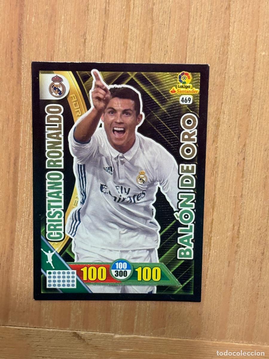 Cromos de f&uacute;tbol: 28. CROMO ADRENALYN 2016-17 16-17 BALON ORO CRISTIANO RONALDO N 469