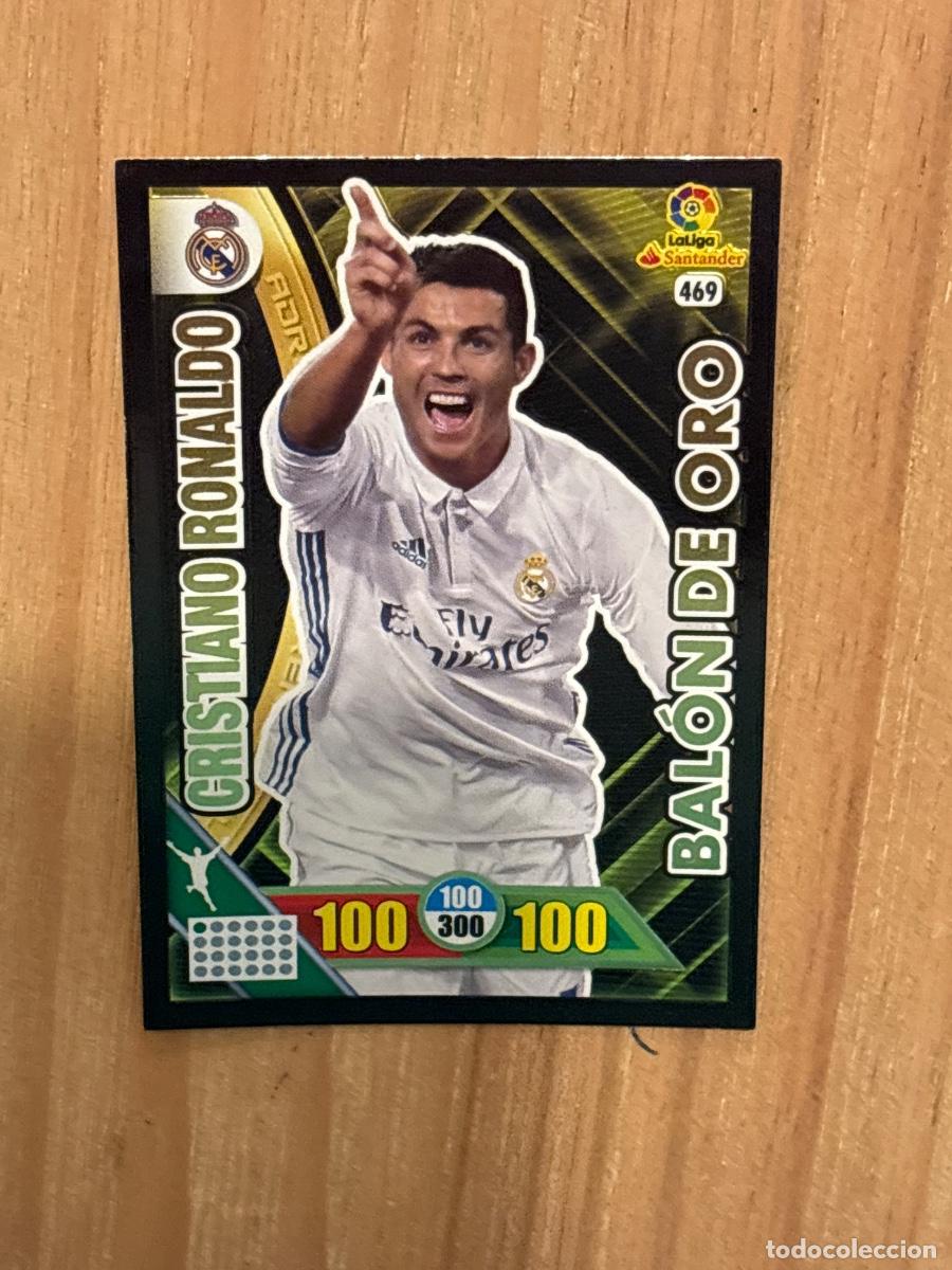 Cromos de f&uacute;tbol: 28. CROMO ADRENALYN 2016-17 16-17 BALON ORO CRISTIANO RONALDO N 469