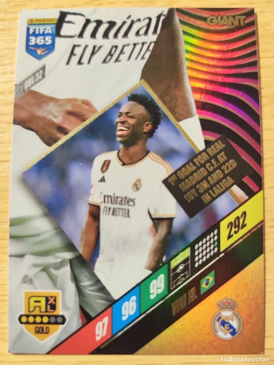 Cromos de f&uacute;tbol: CARD VINICIUS REAL MADRID GIANT ADRENALYN XL FIFA 365 2024 GOL 32