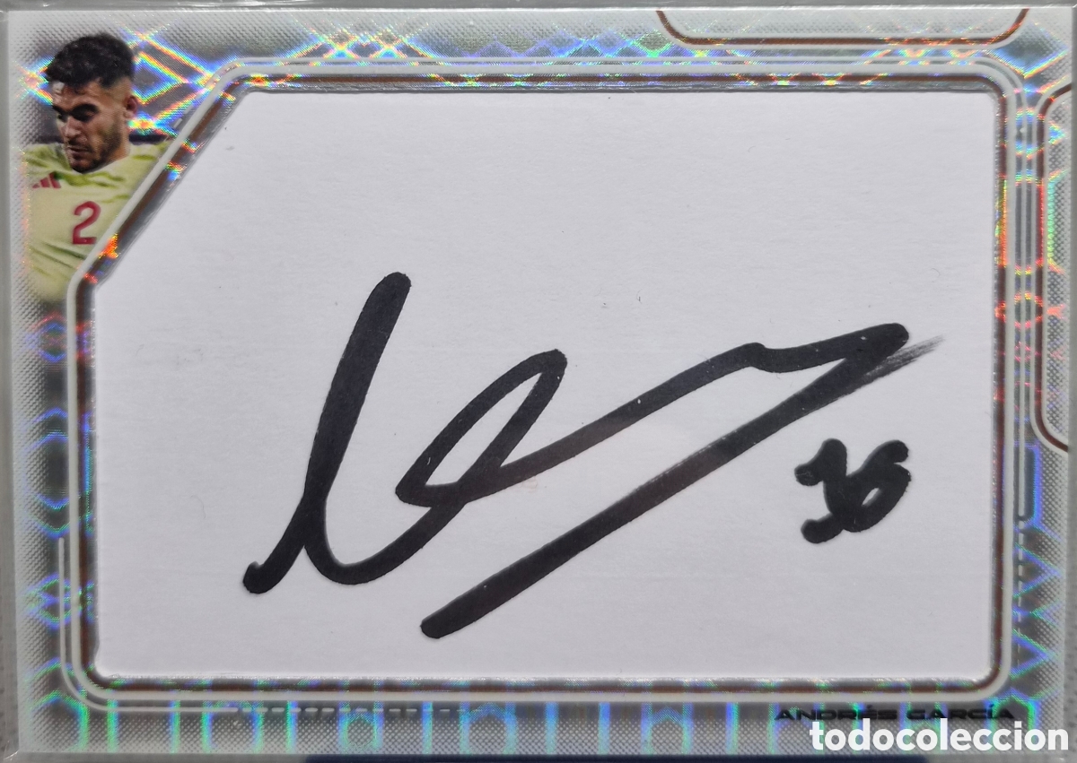 Cartes &agrave; collectionner de Football: Futera Fan's Selection World Football - Andres Garcia