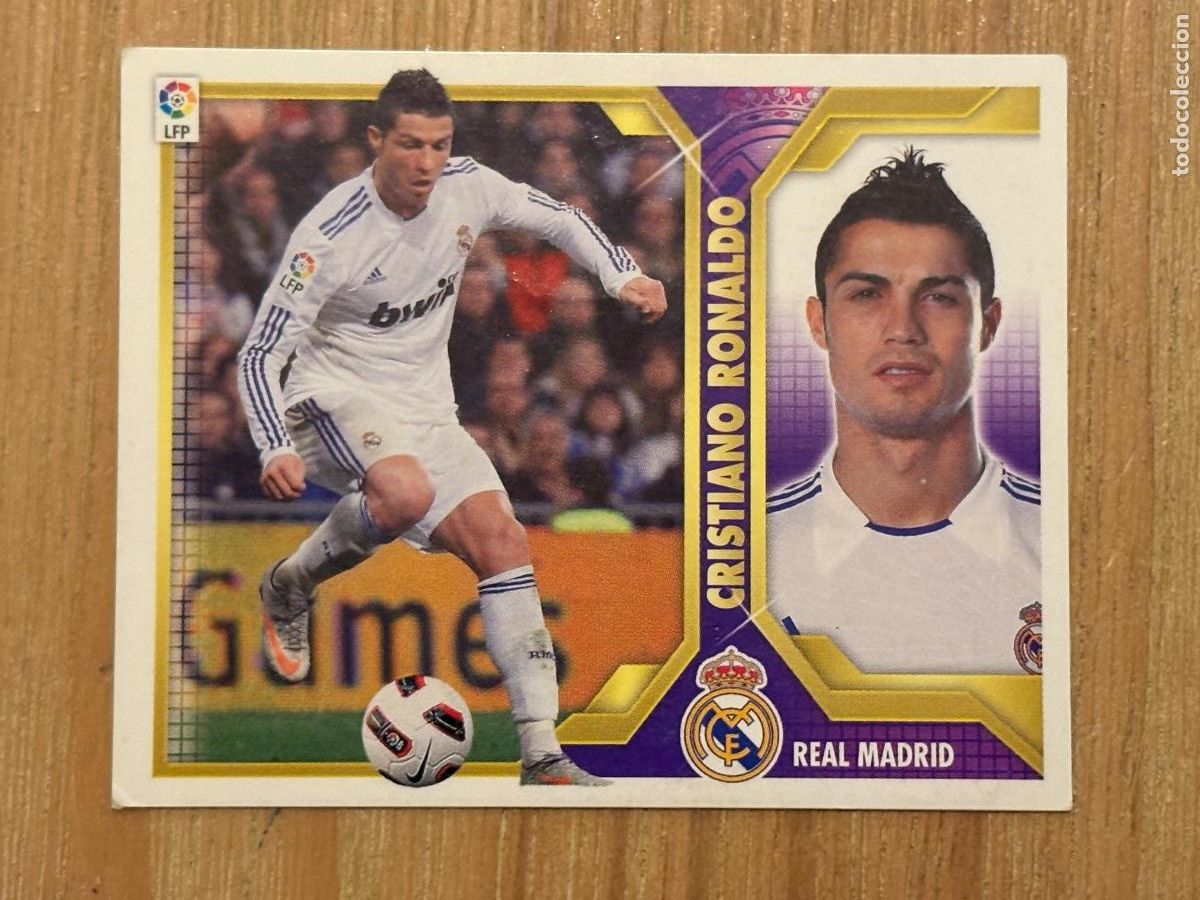 Cromos de f&uacute;tbol: 28. CROMO CRISTIANO RONALDO REAL MADRID LIGA EDICIONES ESTE 2011-12 11-12 N 14