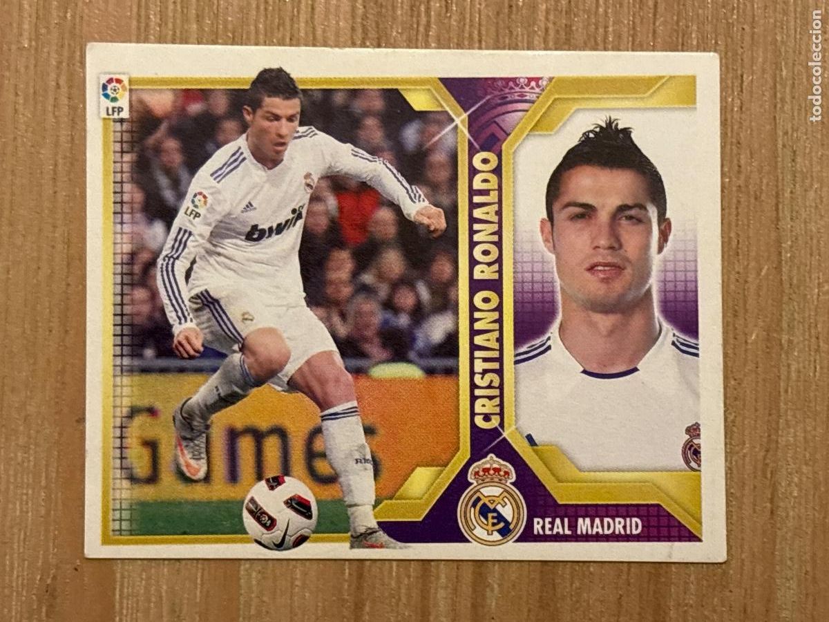 Cromos de f&uacute;tbol: 28. CROMO CRISTIANO RONALDO REAL MADRID LIGA EDICIONES ESTE 2011-12 11-12 N 14