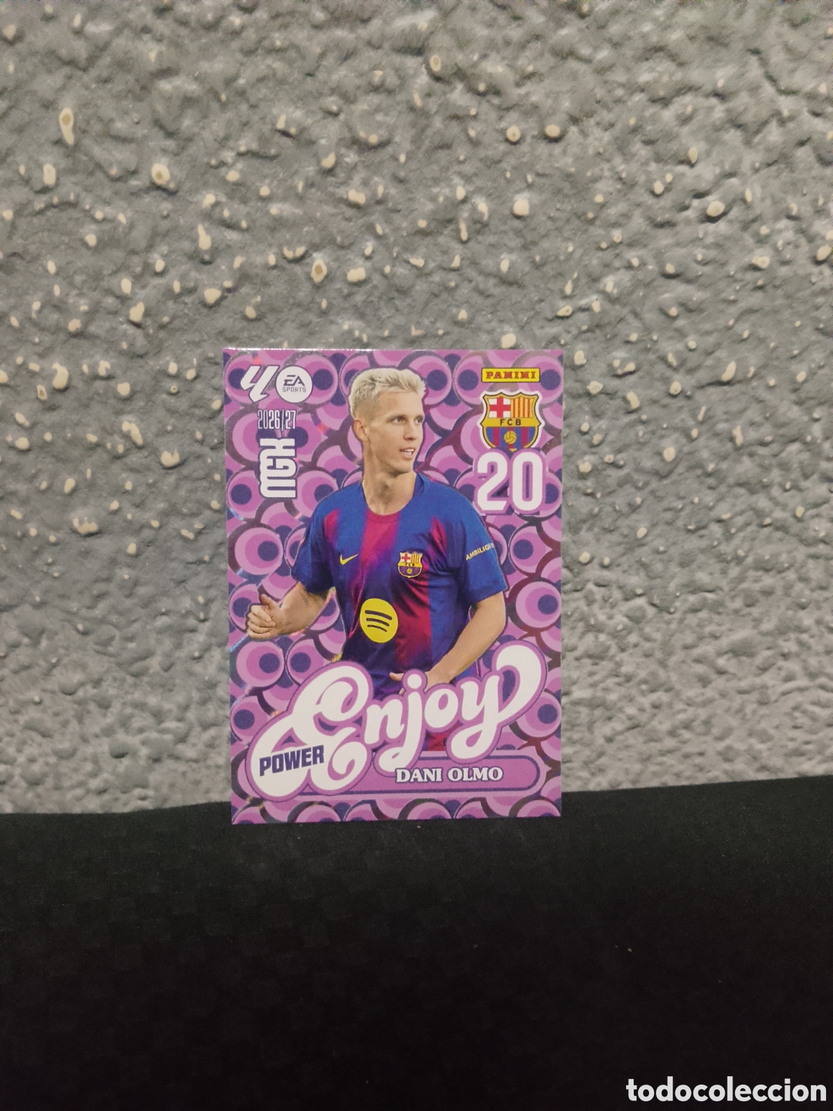 Football Stickers: Dani olmo enjoy Power 381P FC Barcelona megacracks 26/27 2026 2027