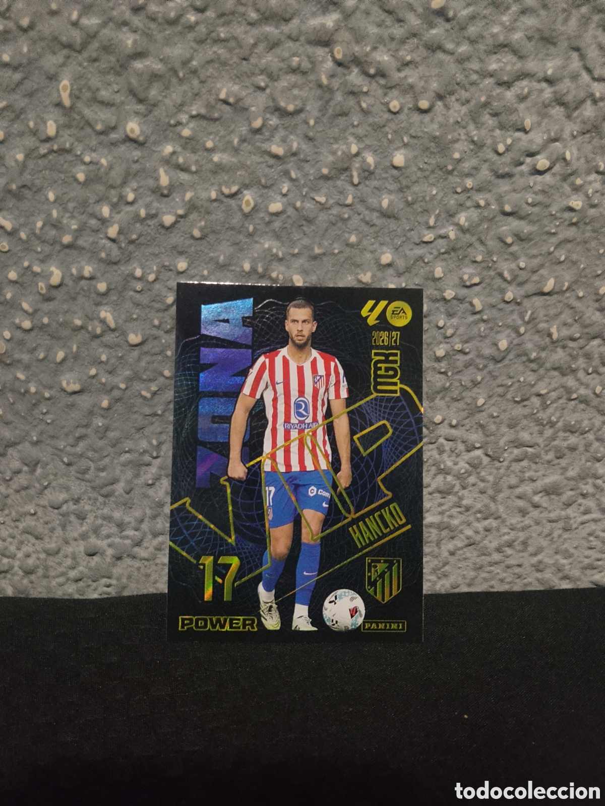 Cromos de f&uacute;tbol: Hancko zona vip power 397P atl&eacute;tico De Madrid megacracks 26/27 2026 2027