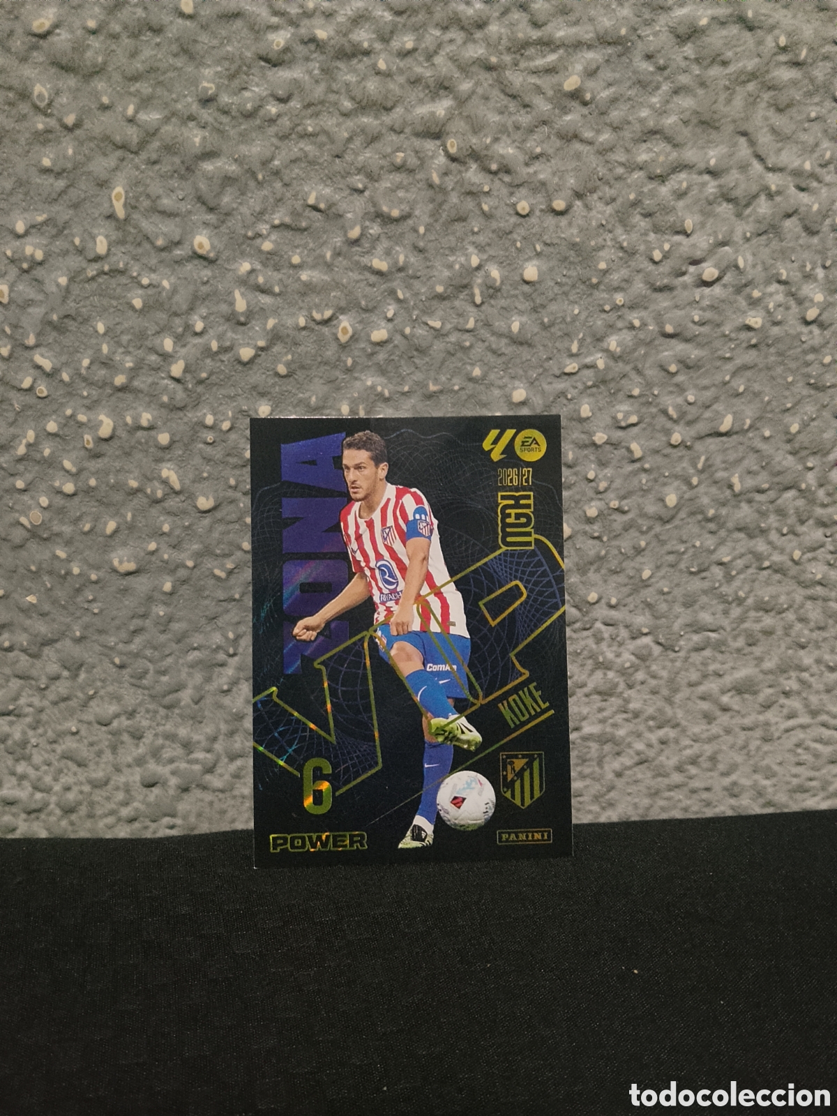 Cromos de f&uacute;tbol: Koke zona vip power 400p atl&eacute;tico De Madrid megacracks 26/27 2026 2027