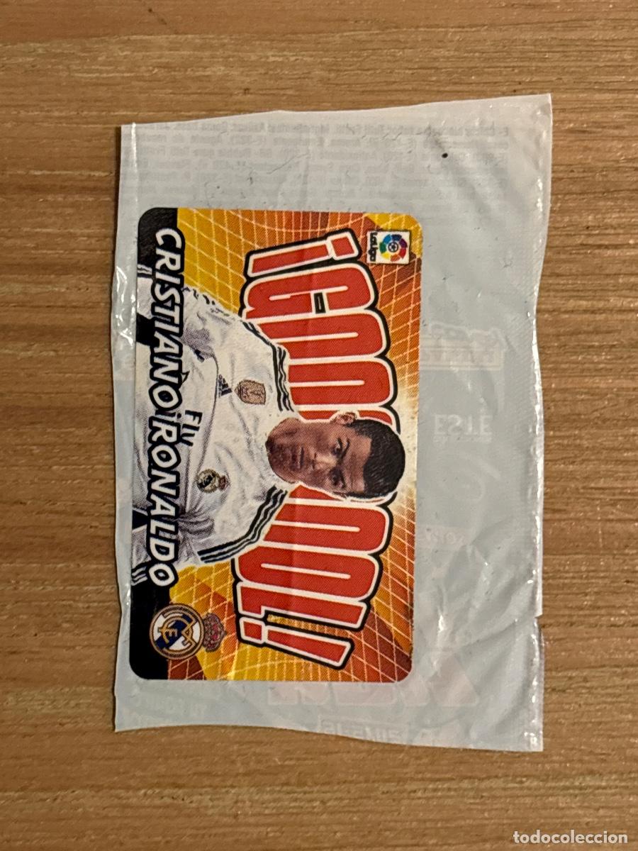 Cromos de f&uacute;tbol: 28. CROMO CRISTIANO RONALDO REAL MADRID SERIE GOL CHICLE LIGA EDICIONES ESTE 2015-16 15-16