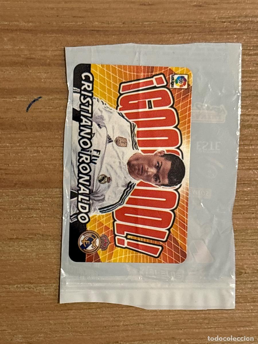 Cromos de f&uacute;tbol: 28. CROMO CRISTIANO RONALDO REAL MADRID SERIE GOL CHICLE LIGA EDICIONES ESTE 2015-16 15-16