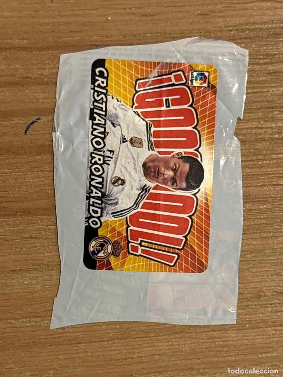 Cromos de f&uacute;tbol: 28. CROMO CRISTIANO RONALDO REAL MADRID SERIE GOL CHICLE LIGA EDICIONES ESTE 2015-16 15-16