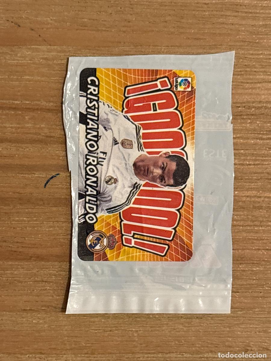 Cromos de f&uacute;tbol: 28. CROMO CRISTIANO RONALDO REAL MADRID SERIE GOL CHICLE LIGA EDICIONES ESTE 2015-16 15-16