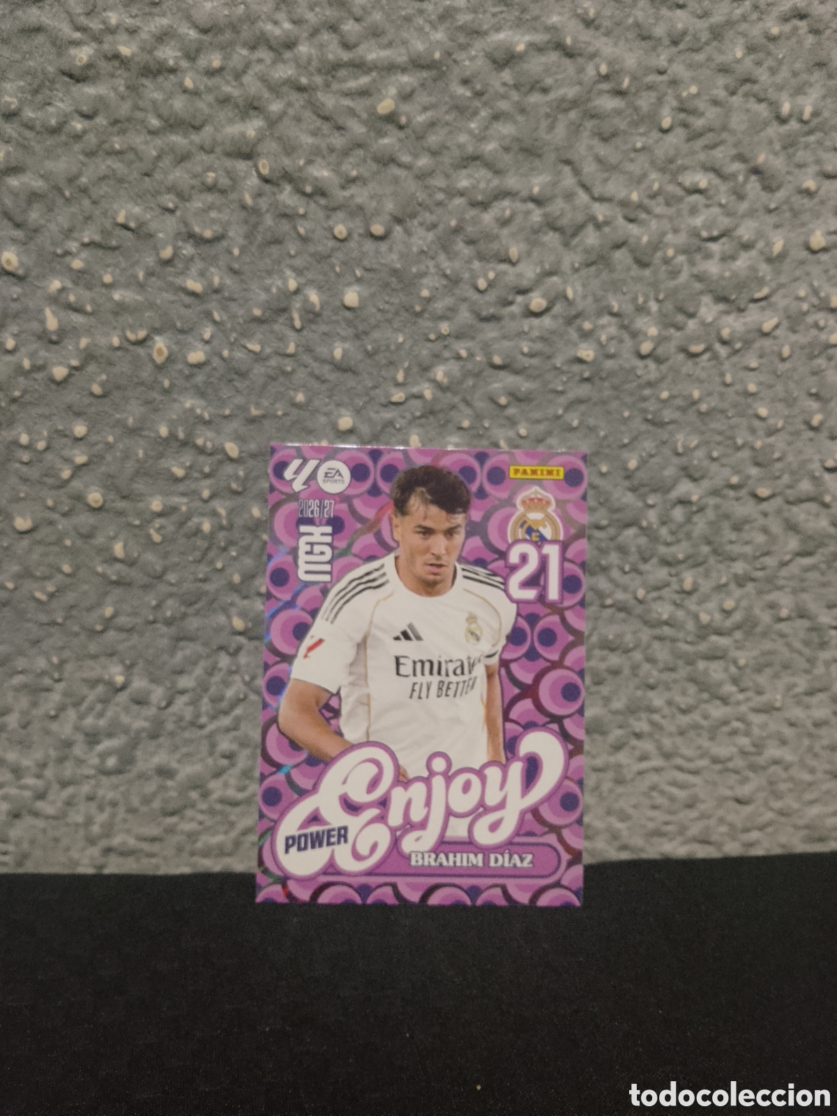 Cromos de f&uacute;tbol: Brahim enjoy Power 380P real Madrid megacracks 26/27 2026 2027