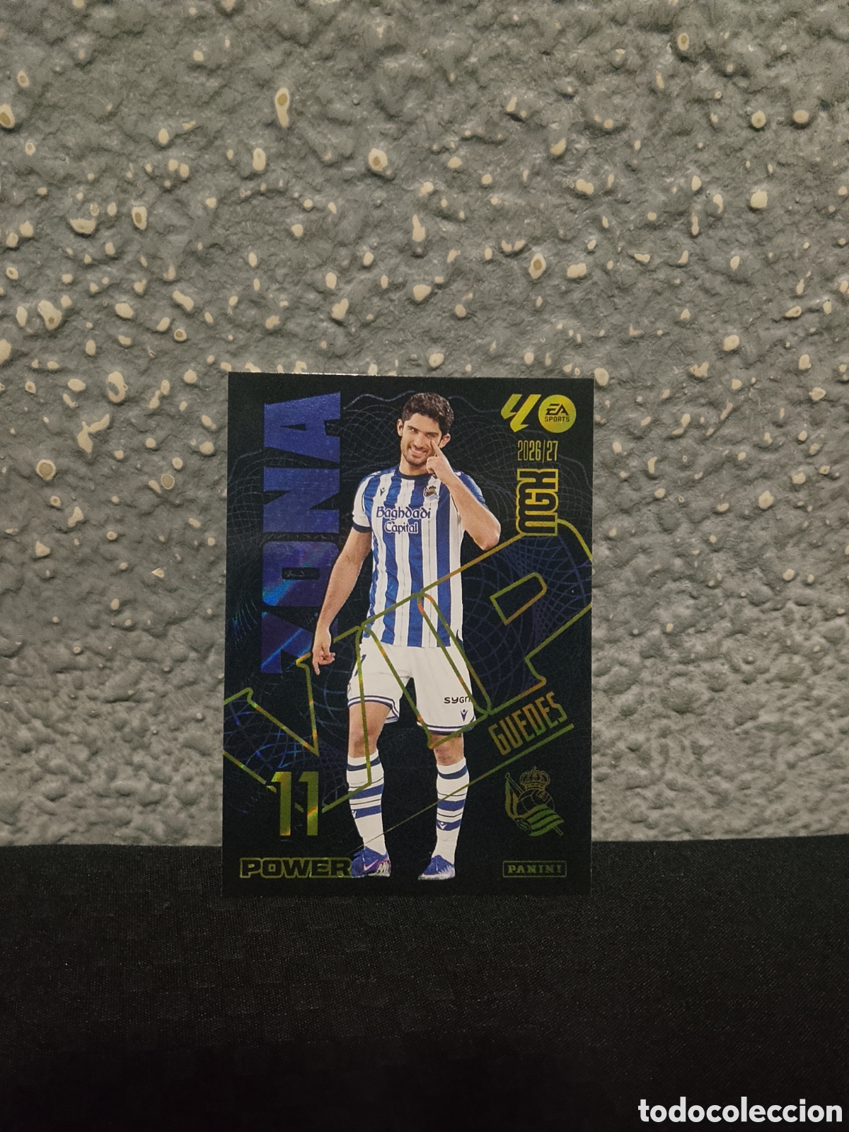 Cromos de f&uacute;tbol: Guedes zona vip power 395P real sociedad megacracks 26/27 2026 2027