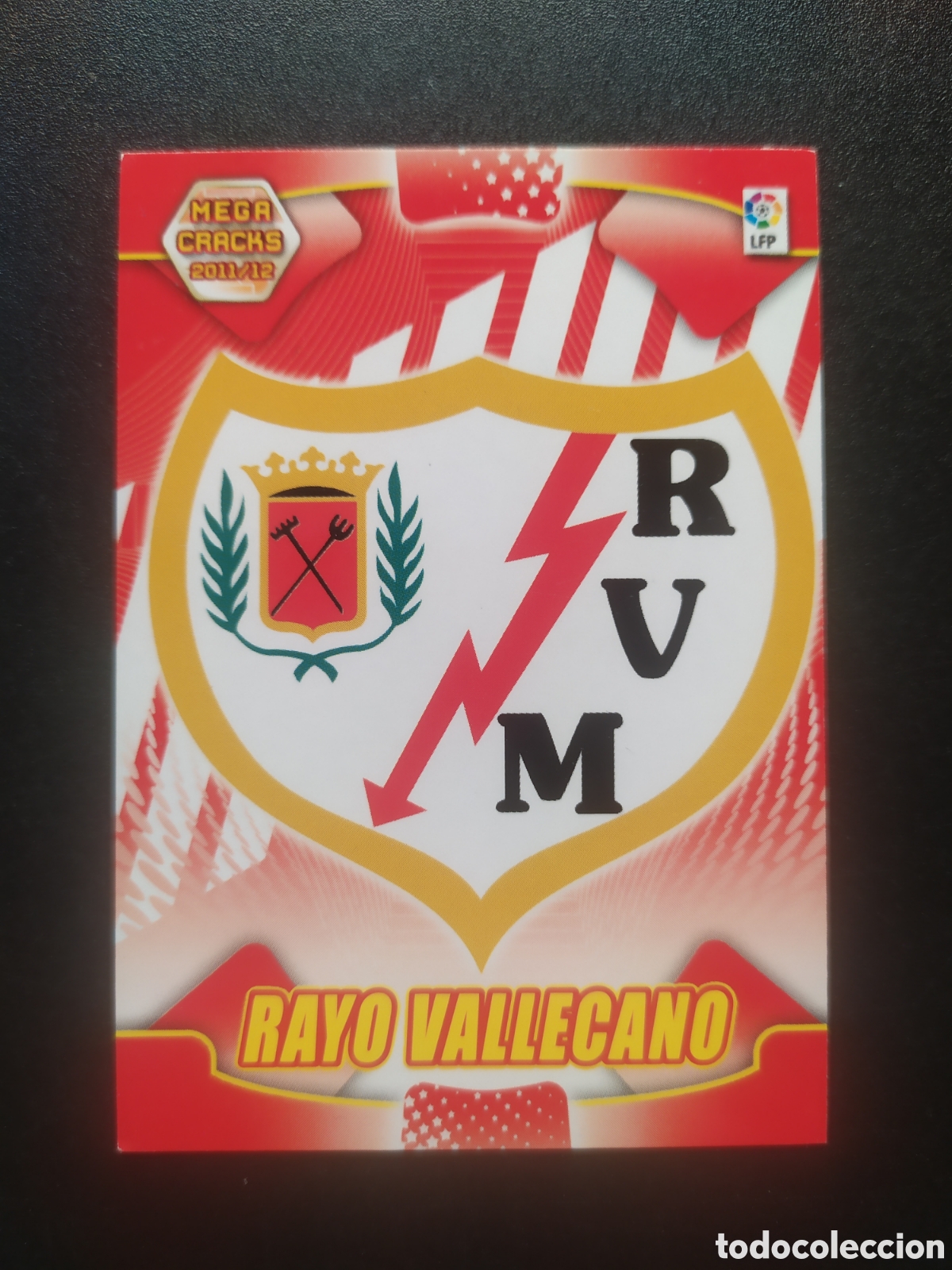 Cromos de f&uacute;tbol: Megacracks 2011 2012 11 12 panini escudo n&ordm; 235 Rayo Vallecano