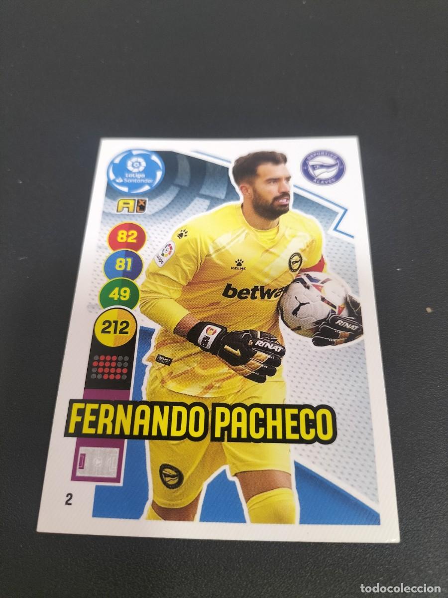 Cromos de f&uacute;tbol: 1 CROMO ADRENALYN 2020-2021 20-21 DEPORTIVO ALAVES 2 FERNANDO PACHECO