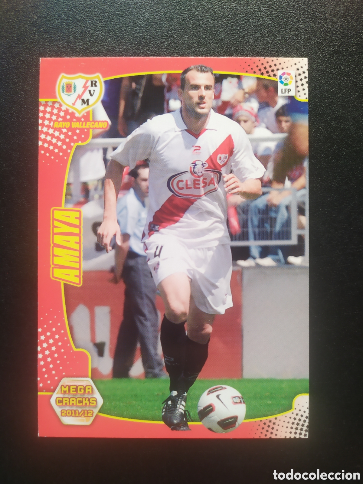 Cromos de f&uacute;tbol: Megacracks 2011 2012 11 12 panini Amaya n&ordm; 241 Rayo Vallecano