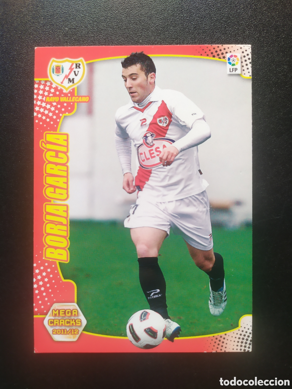 Fu&szlig;ball-Sticker: Megacracks 2011 2012 11 12 panini Borja Garc&iacute;a n&ordm; 250 Rayo Vallecano
