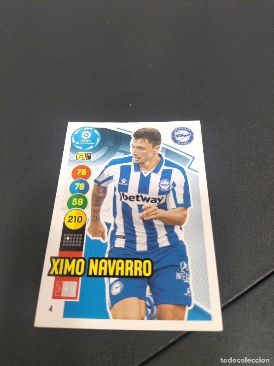 Cromos de f&uacute;tbol: 1 CROMO ADRENALYN 2020-2021 20-21 DEPORTIVO ALAVES 4 XIMO NAVARRO